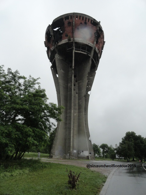 Wasserturm in Vukovar, Mai 2015